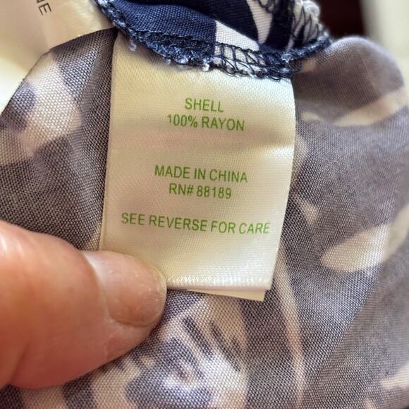 Ladies Lilly Pulitzer Umbrella Pront Blur Romper Sz XS - Picture 6 of 6